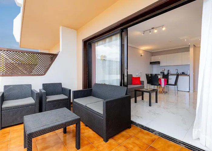 Modern In Golf Del Sur, Ac237, Tempered Pool And Ocean View *